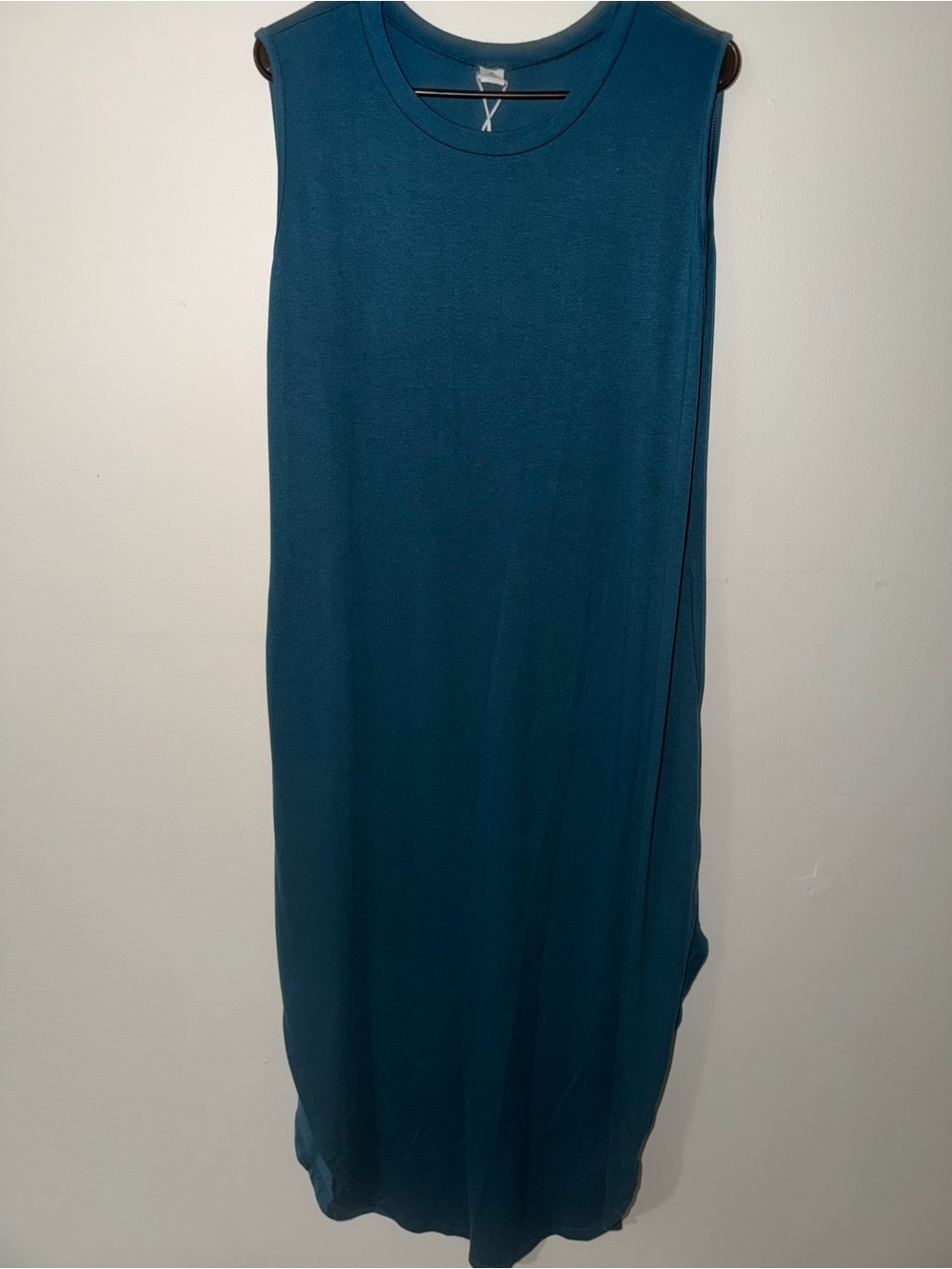 Sleeveless Teal Maxi dress